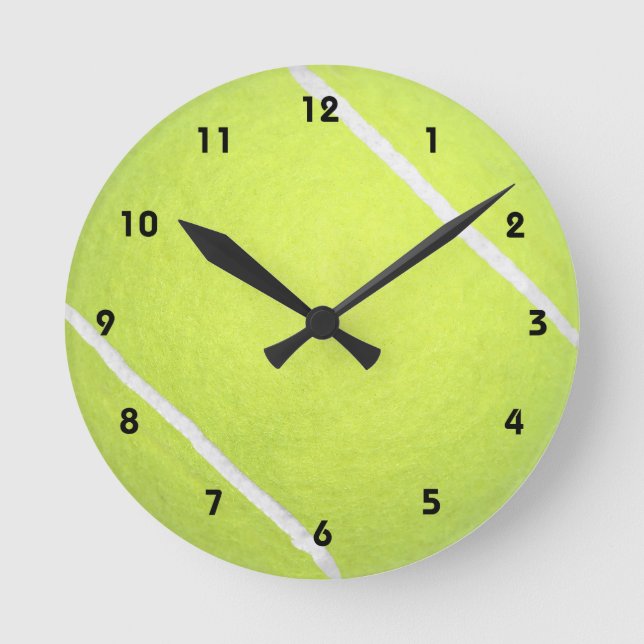Reloj Redondo Mediano Pelota de tenis (Anverso)