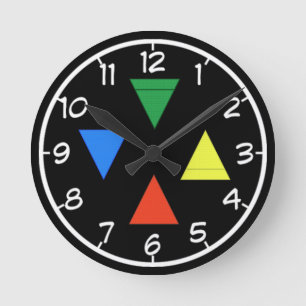 Reloj Redondo Mediano Pentáculo elemental