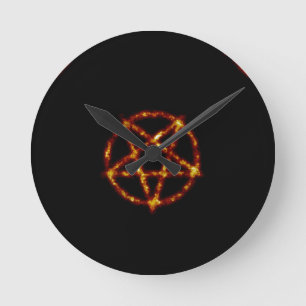 Reloj Redondo Mediano pentagrama