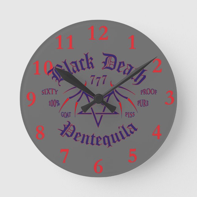 Reloj Redondo Mediano Pentequila (Anverso)