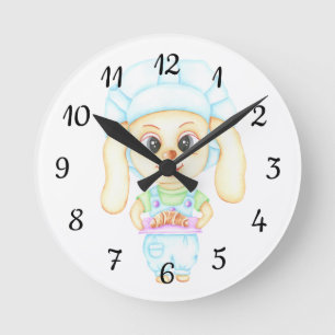 Reloj Redondo Mediano Pequeño panadero