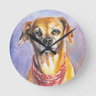 Reloj Redondo Mediano Perro 2