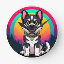 Perro de dibujos animados juguetón