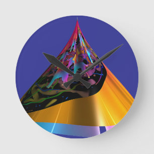 Reloj Redondo Mediano Perros Azules