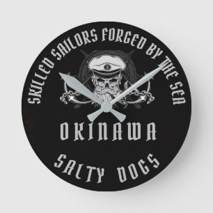 RELOJ REDONDO MEDIANO PERROS SALTY DE OKINAWA