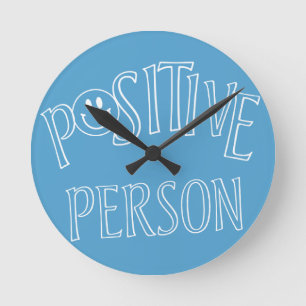 Reloj Redondo Mediano Persona Positiva