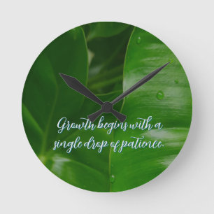 Reloj Redondo Mediano Personalizable positivo motivacional