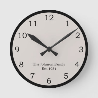 Reloj Redondo Mediano Personalizado