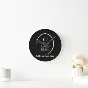 Reloj Redondo Mediano Personalizado Agrega Tu Nombre Foto Texto