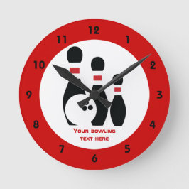 Reloj Redondo Mediano Personalizado de bolas y pastillas