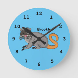 Reloj Redondo Mediano Personalizado de ilustracion del emperador cutto T