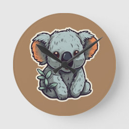 RELOJ REDONDO MEDIANO PERSONALIZADO KOALA BEAR