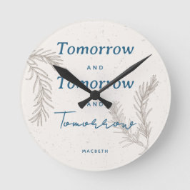 Reloj Redondo Mediano Personalizado Personalizado simple elegante Boho