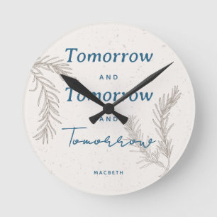 Reloj Redondo Mediano Personalizado Personalizado simple  elegante Boho