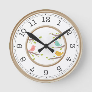 Reloj Redondo Mediano Personalizado Personalizado Vintage Tu Propia Foto