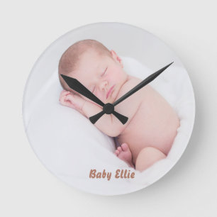 Reloj Redondo Mediano Personalizado Photo Baby