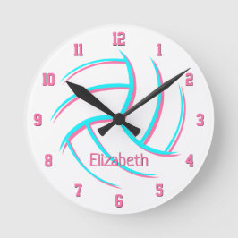 Reloj Redondo Mediano personalizado sencillo de estilo minimalista chica