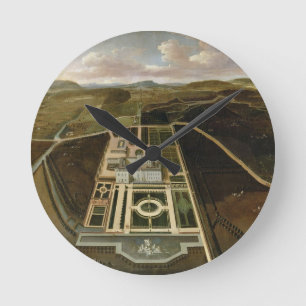 Reloj Redondo Mediano Perspectiva del sur del Hampton Court,