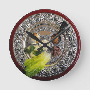 Reloj Redondo Mediano Pesach - Passover - tiempo