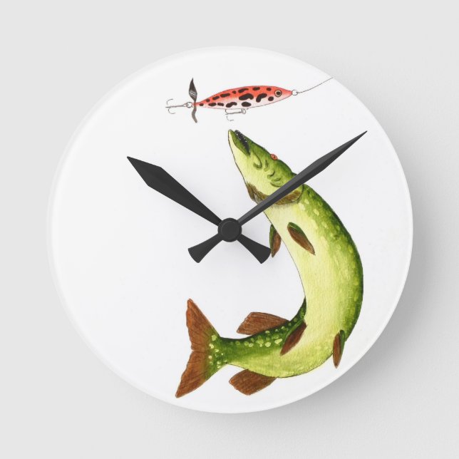 Reloj Redondo Mediano Pesca de cerco (Anverso)