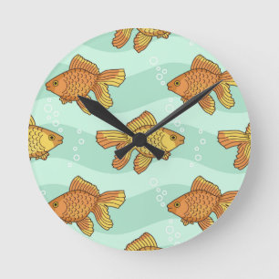 Reloj Redondo Mediano Pescado-modelo