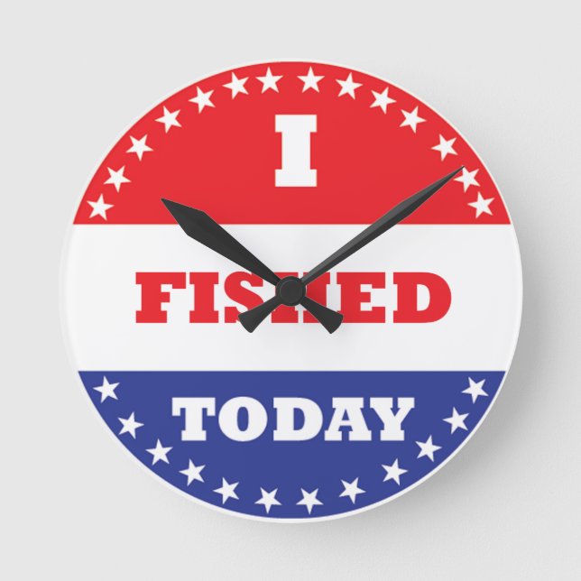 Reloj Redondo Mediano Pesqué hoy (Anverso)