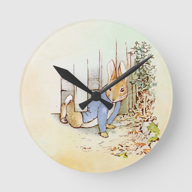 Reloj Redondo Mediano Peter Rabbit (Anverso)