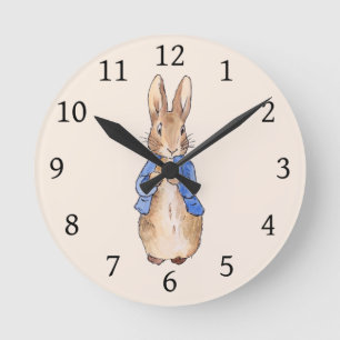 Reloj Redondo Mediano Peter the Rabbit Beige