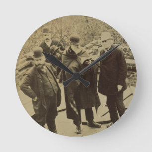 Reloj Redondo Mediano Philip Webb (1831-1915) durante la construcción de