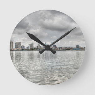 Reloj Redondo Mediano Philly Skyline