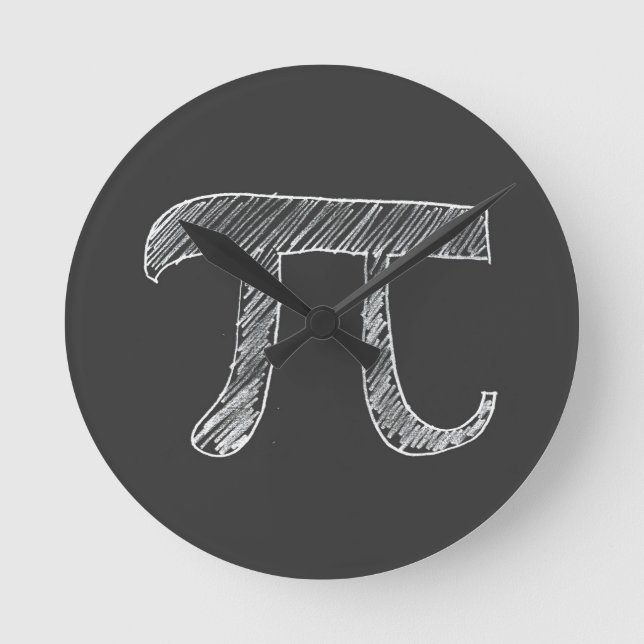 Reloj Redondo Mediano Pi (Anverso)