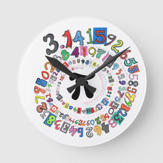 Reloj Redondo Mediano Pi sPiral (Anverso)