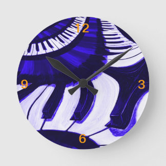 Reloj Redondo Mediano Piano Hwy
