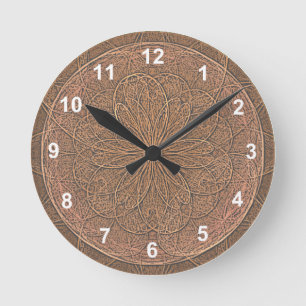 Reloj Redondo Mediano Picado de chocolate