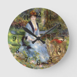 Reloj Redondo Mediano Pierre-Auguste Renoir - Dans les Rosas