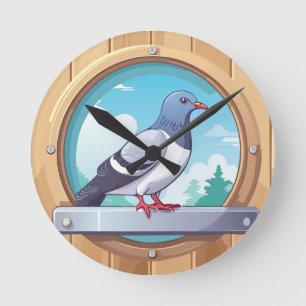 Reloj Redondo Mediano Pigeon Fancier