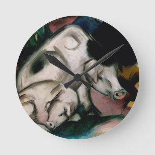 Reloj Redondo Mediano Pigs, c.1912 (oil on canvas)