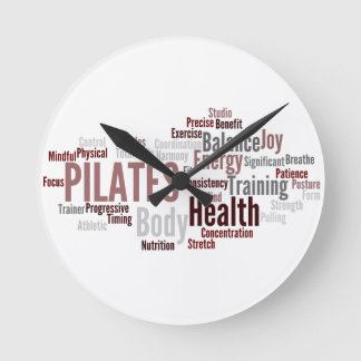 Reloj Redondo Mediano PILATES Wall Clock
