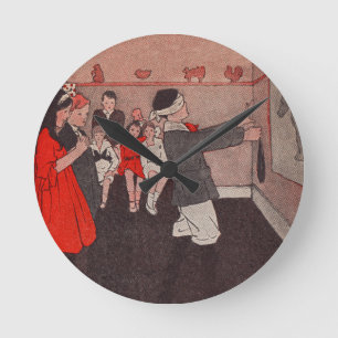 Reloj Redondo Mediano Pin the tail Donkey