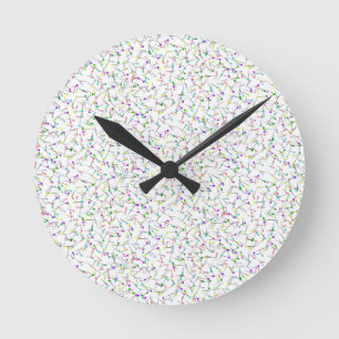 Reloj Redondo Mediano Pines de costura Videocreadora Seamstress Tailor