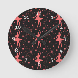 Reloj Redondo Mediano Pink Ballerina