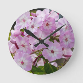 Reloj Redondo Mediano Pink Phlox