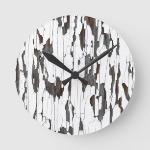 Reloj Redondo Mediano Pintura de pintura blanca