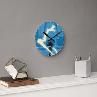 Reloj Redondo Mediano Pintura del Patronus de Ron Weasley