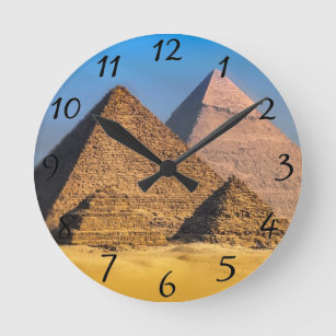 Reloj Redondo Mediano Pirámides