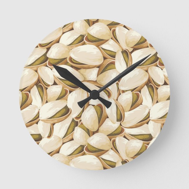 Reloj Redondo Mediano Pistachios (Anverso)