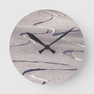 Reloj Redondo Mediano Pistas del esquí