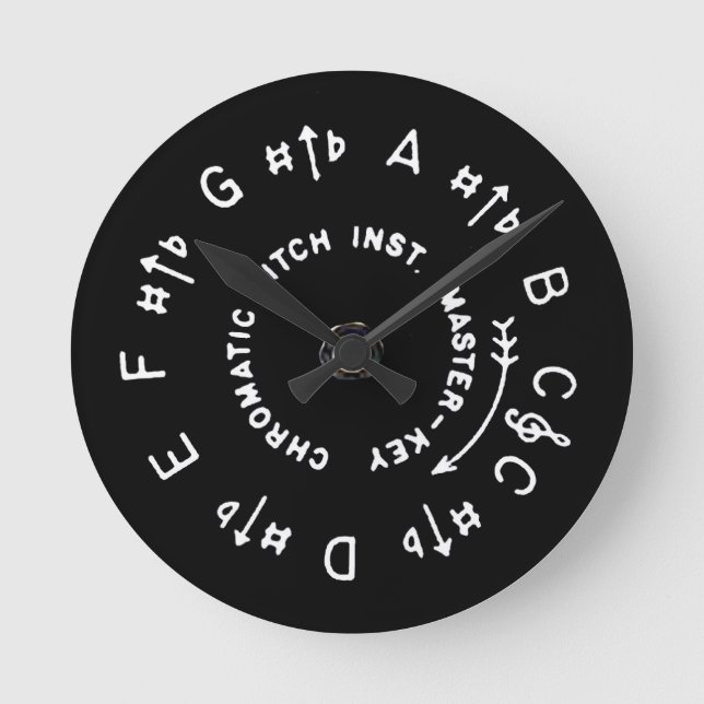 Reloj Redondo Mediano Pitch Pipe (Anverso)