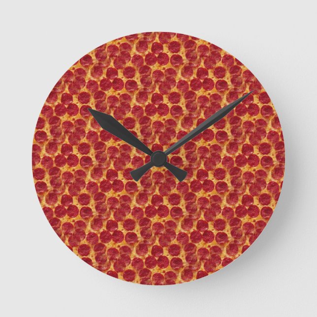 Reloj Redondo Mediano pizza (Anverso)