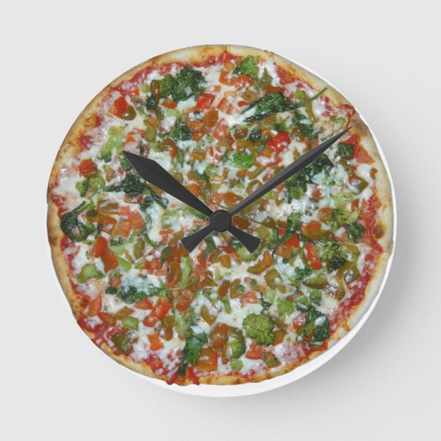 Reloj Redondo Mediano pizza (Anverso)